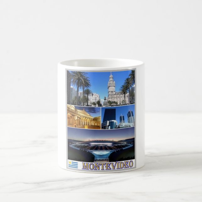 Montevideo Mosaic - Uruguay - Coffee Mug (Center)