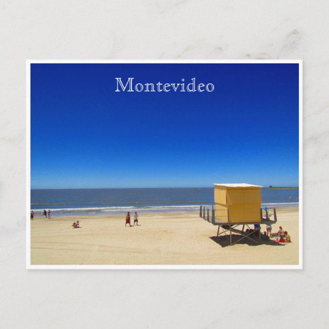 montevideo playa pocitos postcard (Front)
