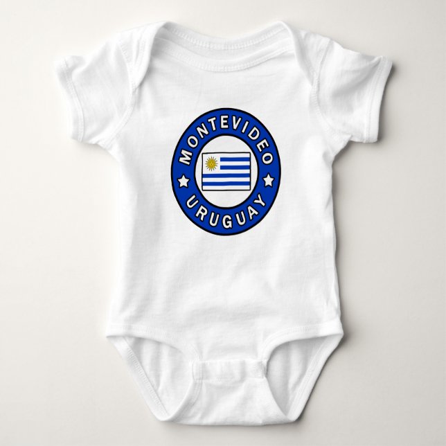 Montevideo Uruguay Baby Bodysuit (Front)