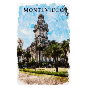 Montevideo Uruguay City View  Magnet
