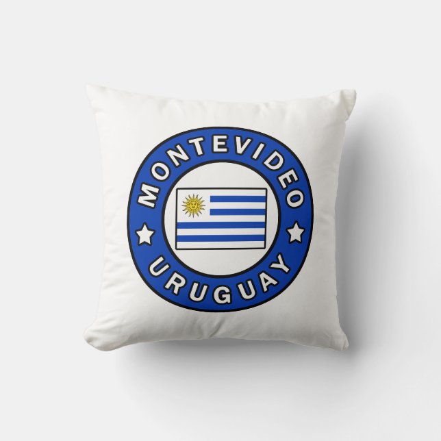 Montevideo Uruguay Cushion (Front)