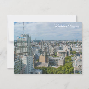 Montevideo, Uruguay, Mirador Panorámico Postcard