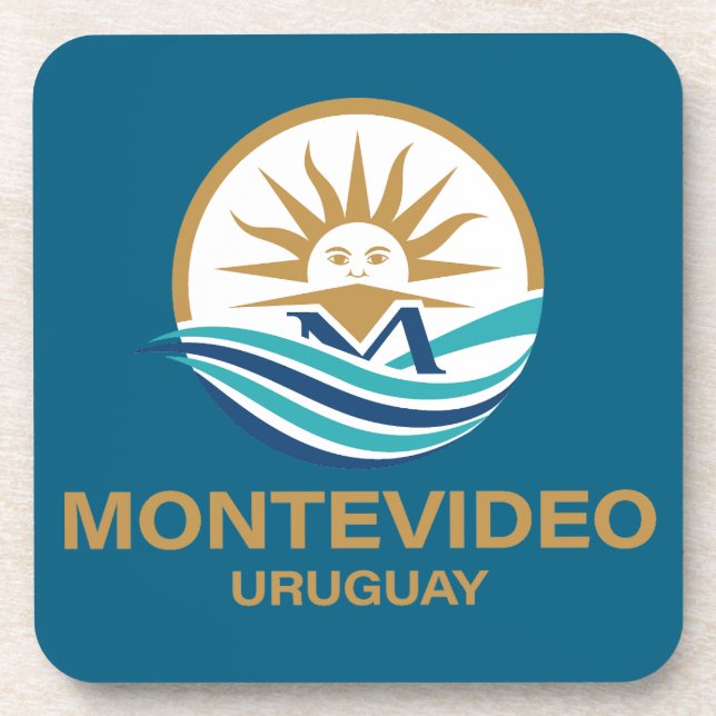 Montevideo Uruguay South America Coaster (Front)