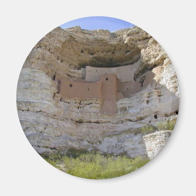 Montezuma Castle Cliff Indian Magnet (Front)