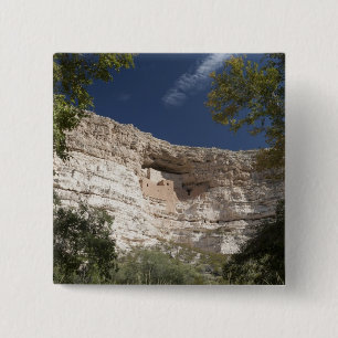 Montezuma Castle National Monument, Arizona 2 15 Cm Square Badge