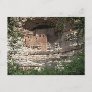 'Montezuma castle Pueblo Village Indian Ruins, Postcard