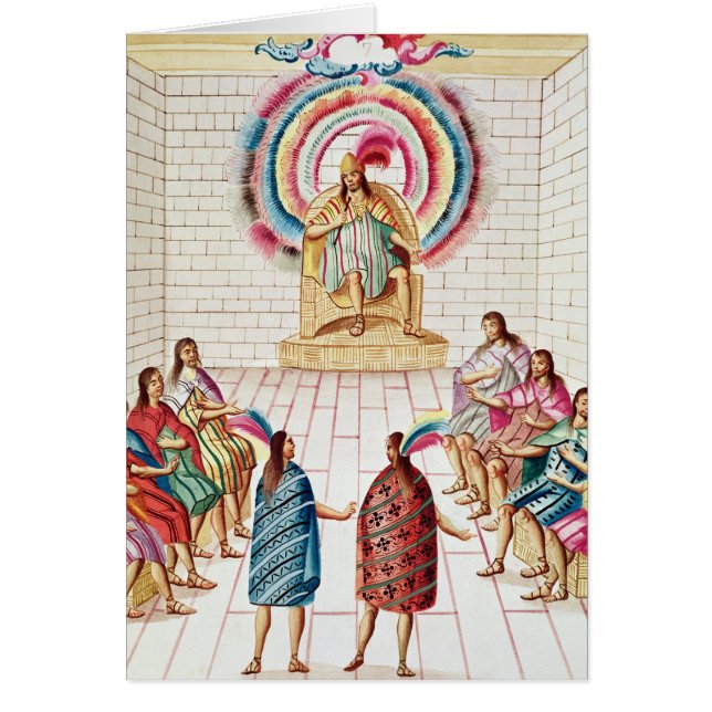 Montezuma II and his Council (Front)
