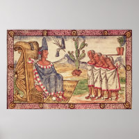 Montezuma II  and his envoys  Spanish
