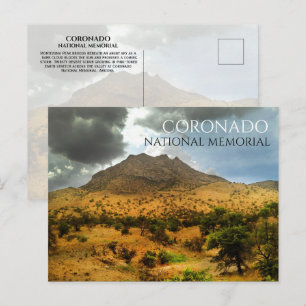 Montezuma Peak, Stormy Sky, Coronado Natl Memorial Postcard
