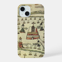 Montezuma's Aztec Empire, Antique World Map, 1577