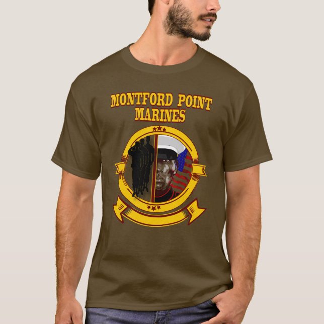 Montford Point Marines: First African-American Mar T-Shirt (Front)