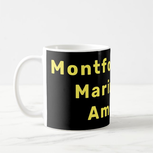 Montford Point Marines Of America, name on gifts Coffee Mug (Left)