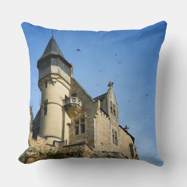 Montfort castle, Dordogne, France Cushion (Front)