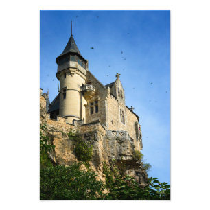 Montfort castle, Dordogne, France Photo Print