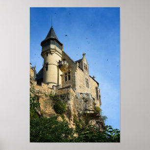 Montfort castle, Dordogne, France Poster