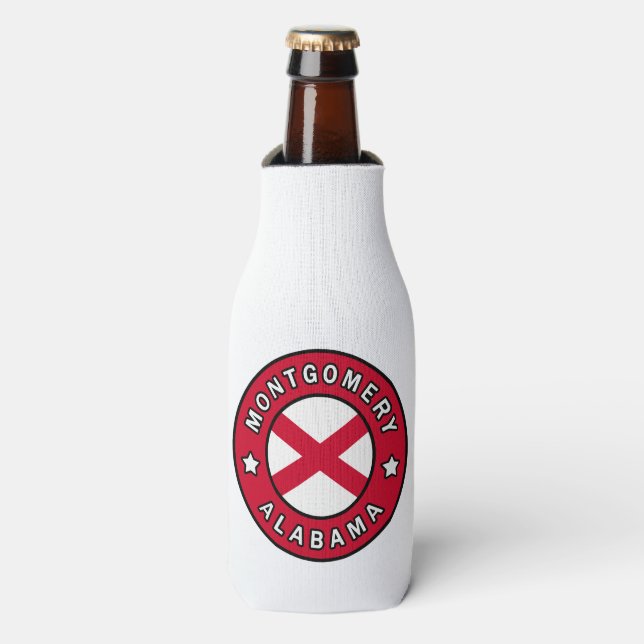 Montgomery Alabama Bottle Cooler (Bottle Front)