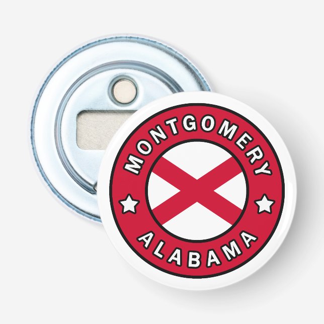 Montgomery Alabama Bottle Opener (Front)