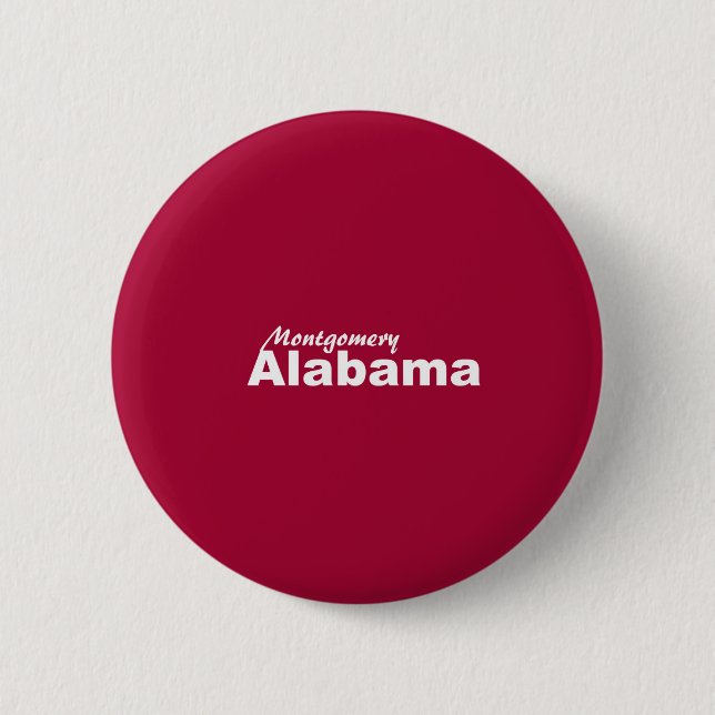 Montgomery, Alabama Button (Front)