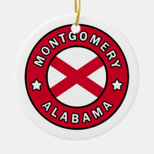 Montgomery Alabama Ceramic Ornament