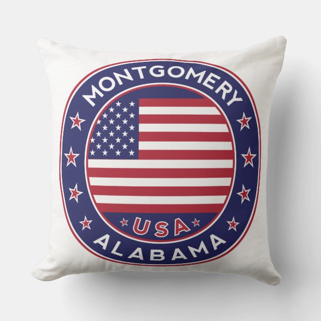Montgomery, Alabama Cushion (Front)