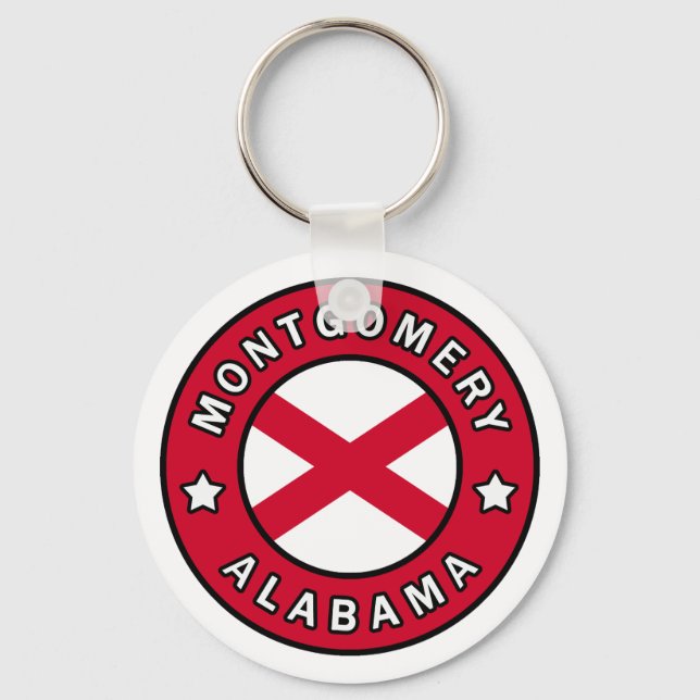 Montgomery Alabama Key Ring (Front)