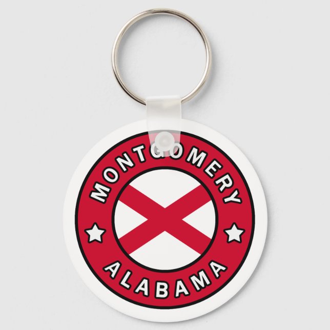 Montgomery Alabama Key Ring (Front)