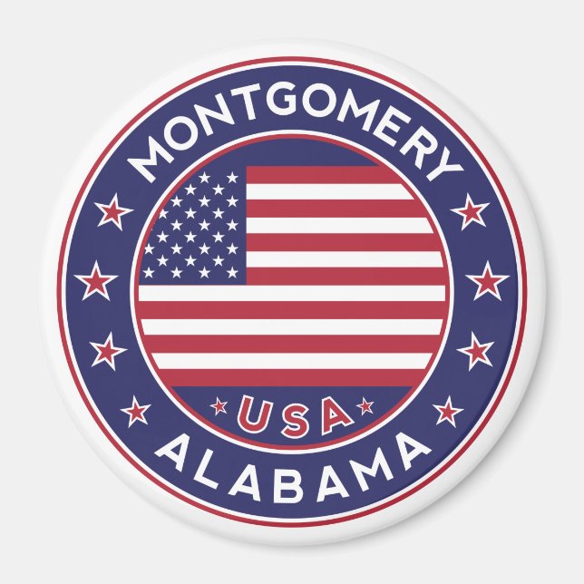Montgomery, Alabama Magnet (Front)
