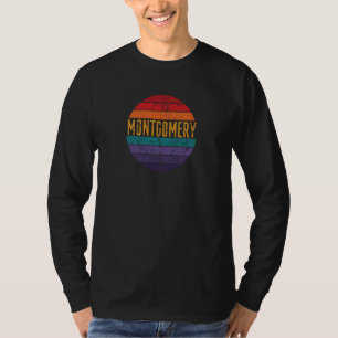 Montgomery Alabama Pacific Coast Sunset 5 Distress T-Shirt