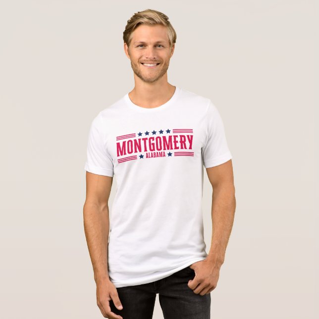 MONTGOMERY ALABAMA Tri-Blend SHIRT (Front Full)