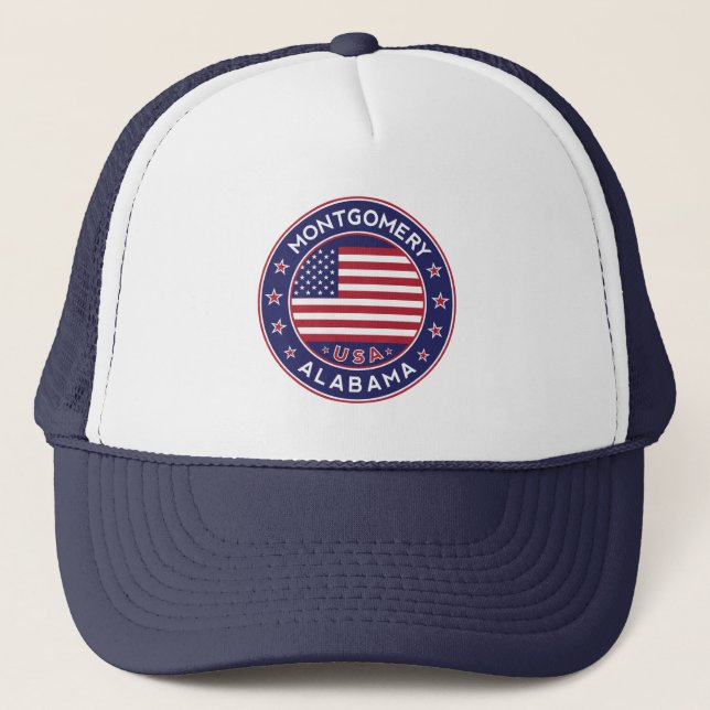 Montgomery, Alabama Trucker Hat (Front)