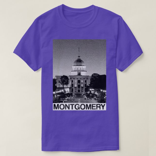 Montgomery Alabama United States TShirt (Design Front)