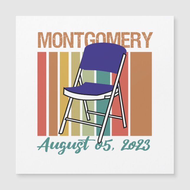 Montgomery Brawl Folding Chair August 5 2023 (Front)