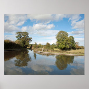 Montgomery Canal Shropshire Poster