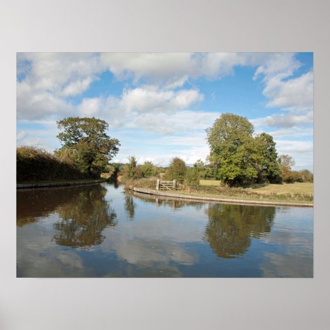 Montgomery Canal Shropshire Poster (Front)