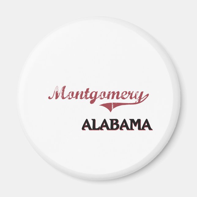 Montgomery City Classic Magnet (Front)