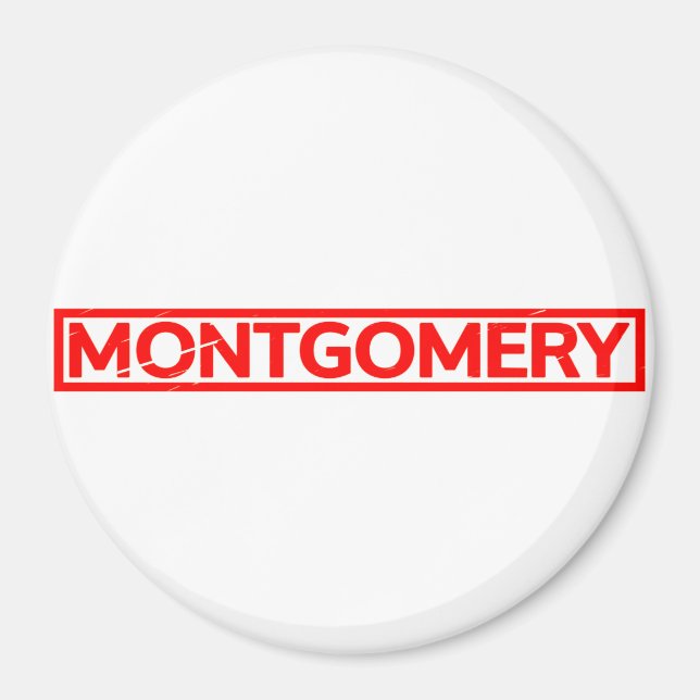 Montgomery Stamp Magnet (Front)