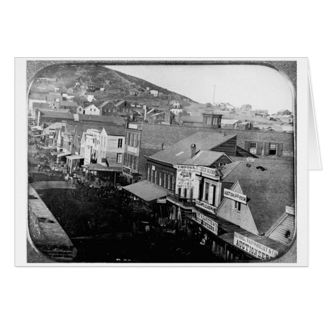 Montgomery Street San Francisco California 1850 (Front Horizontal)