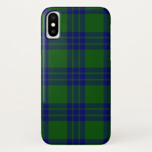 Montgomery tartan green blue plaid iPhone x case