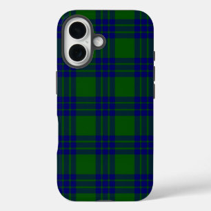 Montgomery tartan green blue plaid iPhone 16 case