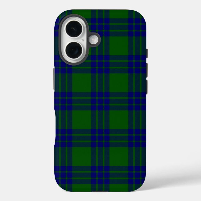 Montgomery tartan green blue plaid Case-Mate iPhone case (Back)
