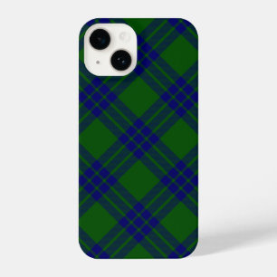 Montgomery tartan green blue plaid iPhone 14 case
