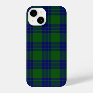 Montgomery tartan green blue plaid iPhone 14 case