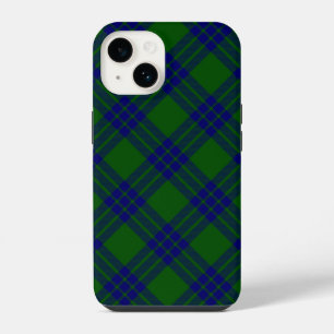 Montgomery tartan green blue plaid iPhone 14 case