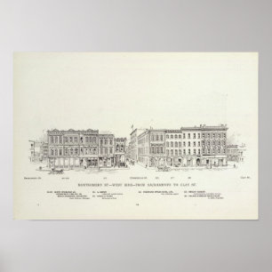 Montgomery West side Sacramento and Clay Poster
