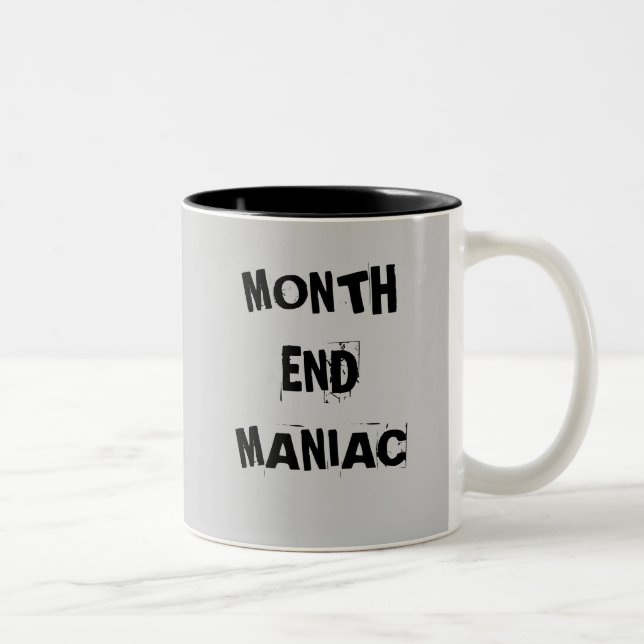 Month End Maniac - Mad Accountant Mug (Right)