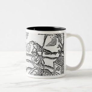 Month of December, from 'The Shepheardes Two-Tone Coffee Mug