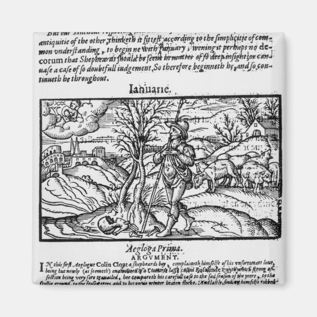 Month of January Magnet (Front)