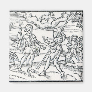 Month of March, from 'The Shepheardes Calender' Magnet