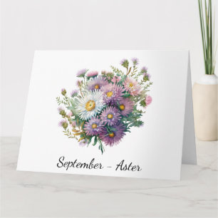 Month of September Birthday Card