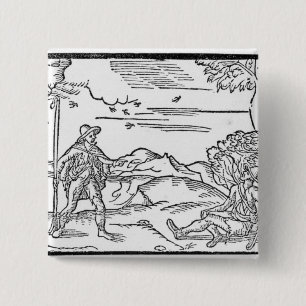 Month of September 'The Shepheardes Calender' 15 Cm Square Badge